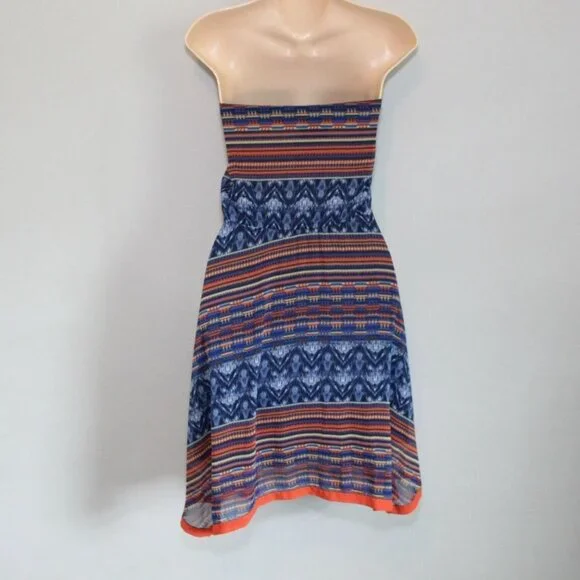 ✨2/$20 Maeve Anthro Bohemian Bliss Tube Handkerchief Strapless Dress S H11672 - Picture 7 of 10